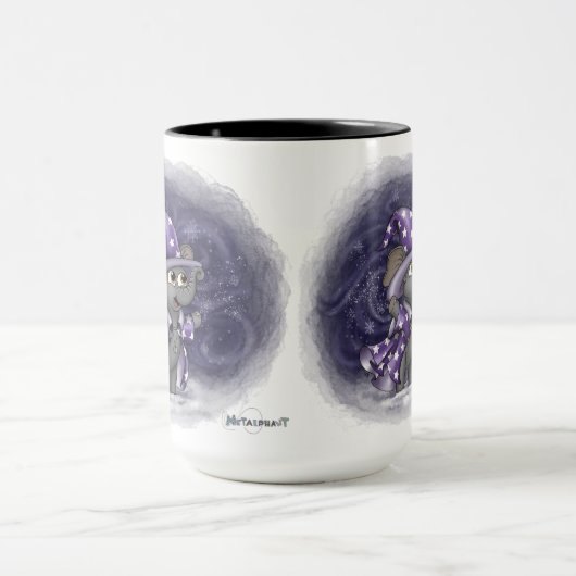 Metalfant Wilbur in Winter Mok (Midden)