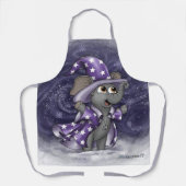 Metalfant Wilbur in Winter Over Print Apron Schort (Voorkant)