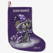 Metalfant Wilbur in Winter Stocking Kleine Kerstsok (Voorkant)