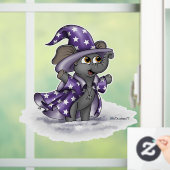 Metalfant Wilbur in Winter Window Cling Raamsticker (Huis)