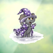 Metalfant Wilbur in Winter Window Cling Raamsticker (Vel 3)