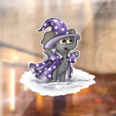 Metalfant Wilbur in Winter Window Cling Raamsticker (Vel 2)