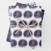 Metalfant Wilbur in winterpakpapierbladen Inpakpapier Vel (In situ)