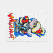 Metalfant Winter Holiday Fleece Blanket Deken (Voorkant (Horizontaal))