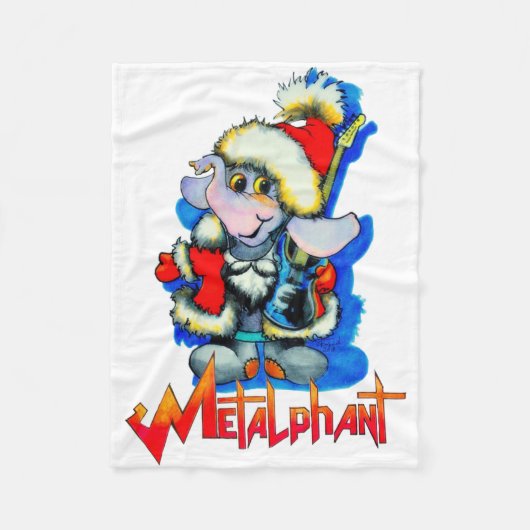 Metalfant Winter Holiday Fleece Blanket Deken (Voorkant)