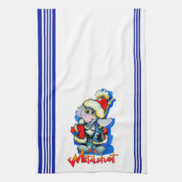 Metalfant Winter Holiday Kitchen Towel Theedoek