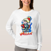 Metalfant Winter Holiday, lange hoes voor vrouwen T-shirt (Voorkant)
