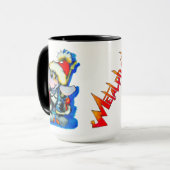 Metalfant Winter Holiday Mok (Voorkant links)