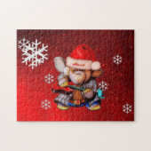 Metalfant Winter Holiday Puzzle (rood) Legpuzzel (Horizontaal)