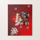 Metalfant Winter Holiday Puzzle (rood) Legpuzzel (Verticaal)