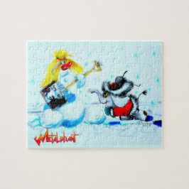 Metalfant Winter Scene Puzzle Legpuzzel