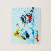 Metalfant Winter Scene Puzzle Legpuzzel (Verticaal)
