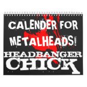 Metalhead Calender Kalender (Hoes)