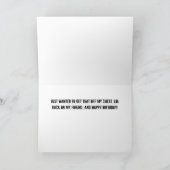 Metalhead Forever Heaval Metal Birthday Card Kaart (Binnen)