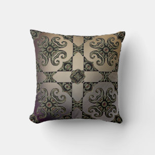Metalic Aztec Sun Pillow-Design 1 Kussen
