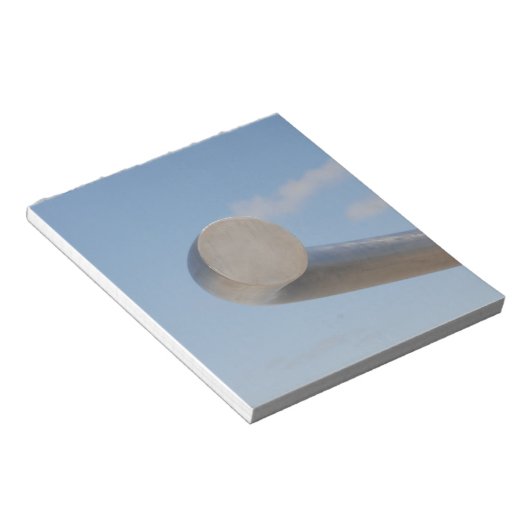 Metalic Blue Skies Notitieblok (Schuin)