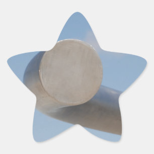 Metalic Blue Skies Ster Sticker