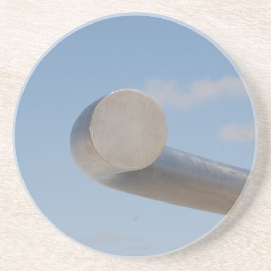 Metalic Blue Skies Zandsteen Onderzetter (Voorkant)