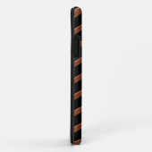 Metalic Bronze Zig Zag Pattern Case-Mate iPhone Case (Achterkant/rechts)