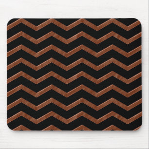 Metalic Bronze Zig Zag Pattern Muismat