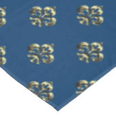 Metalic Fleur de lis (Gold) Tafelkleed (Gekanteld)