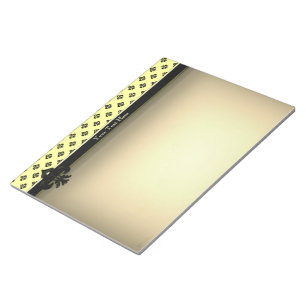 Metalic Fleur de lis Notitieblok