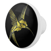 Metalic Gold Hummingbird Dresser Drawer Knop Pull (Rechts)