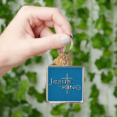 Metalic Jesus Kingt Sleutelhanger (Hand)