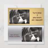 Metalic modern Square Verloving aankondiging (Voorkant)