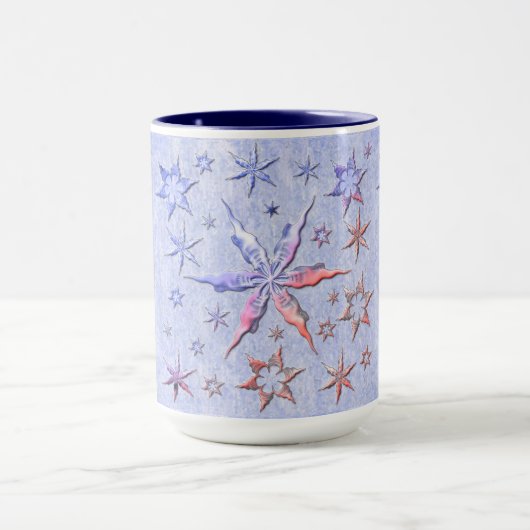 metalic starfishs embossed texturized cool sweet mok (Midden)