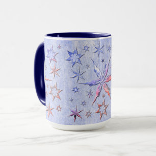 metalic starfishs embossed texturized cool sweet mok
