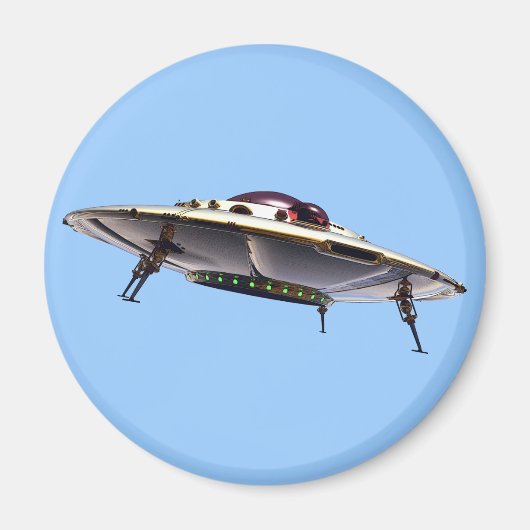 Metalic UFO Magnet (Voorkant)