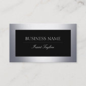 Metall Black Visitekaartje (Voorkant)