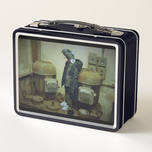 Metall Blechdose Vintage Style Black-Serie (Achterkant)