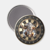 Metall Dartboard mit Bulle - golden Bull Magneet (Voorkant / Achterkant)