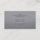 Metall Visitekaartje (Achterkant)