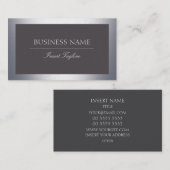 Metall Visitekaartje (Voorkant / Achterkant)