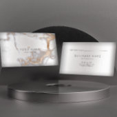 Metalli Roos Gold Copper Marble Appointment Silver Afsprakenkaartje