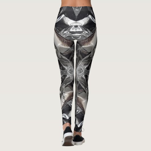 Metallic Abstract 101 Leggings (Achterkant)