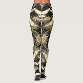 Metallic Abstract 101 Sepia Broek Leggings (Achterkant)