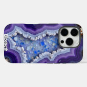 Metallic Abstract in koninklijke kleuren Case-Mate iPhone Case (Achterkant (horizontaal))