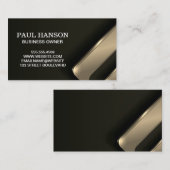 Metallic Abstracte achtergrond Visitekaartje (Voorkant / Achterkant)