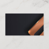 Metallic Abstracte achtergrond Visitekaartje (Achterkant)