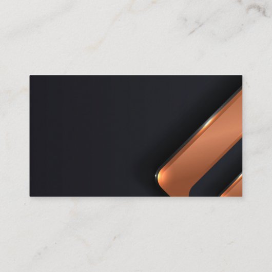 Metallic Abstracte achtergrond Visitekaartje (Achterkant)