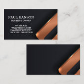 Metallic Abstracte achtergrond Visitekaartje (Voorkant / Achterkant)