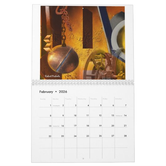 METALLIC ABSTRACTE DIMENSIES - Wandkalender 2020 Kalender (Feb 2026)