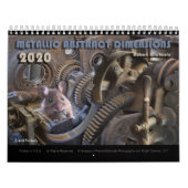 METALLIC ABSTRACTE DIMENSIES - Wandkalender 2020 Kalender (Hoes)