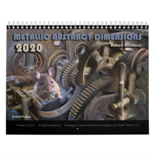 METALLIC ABSTRACTE DIMENSIES - Wandkalender 2020 Kalender