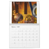 METALLIC ABSTRACTE DIMENSIES - Wandkalender 2020 Kalender (Feb 2027)