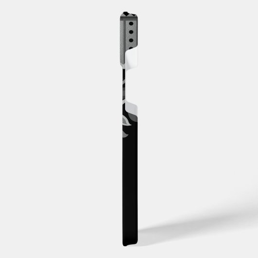 Metallic Abstracte Floral iPhone Hoesje (Linkerkant)